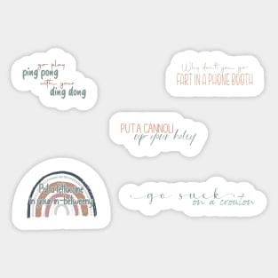 Linda Quotes and Insults Sticker